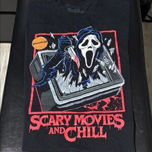 Ghost Face Black Graphic Tee